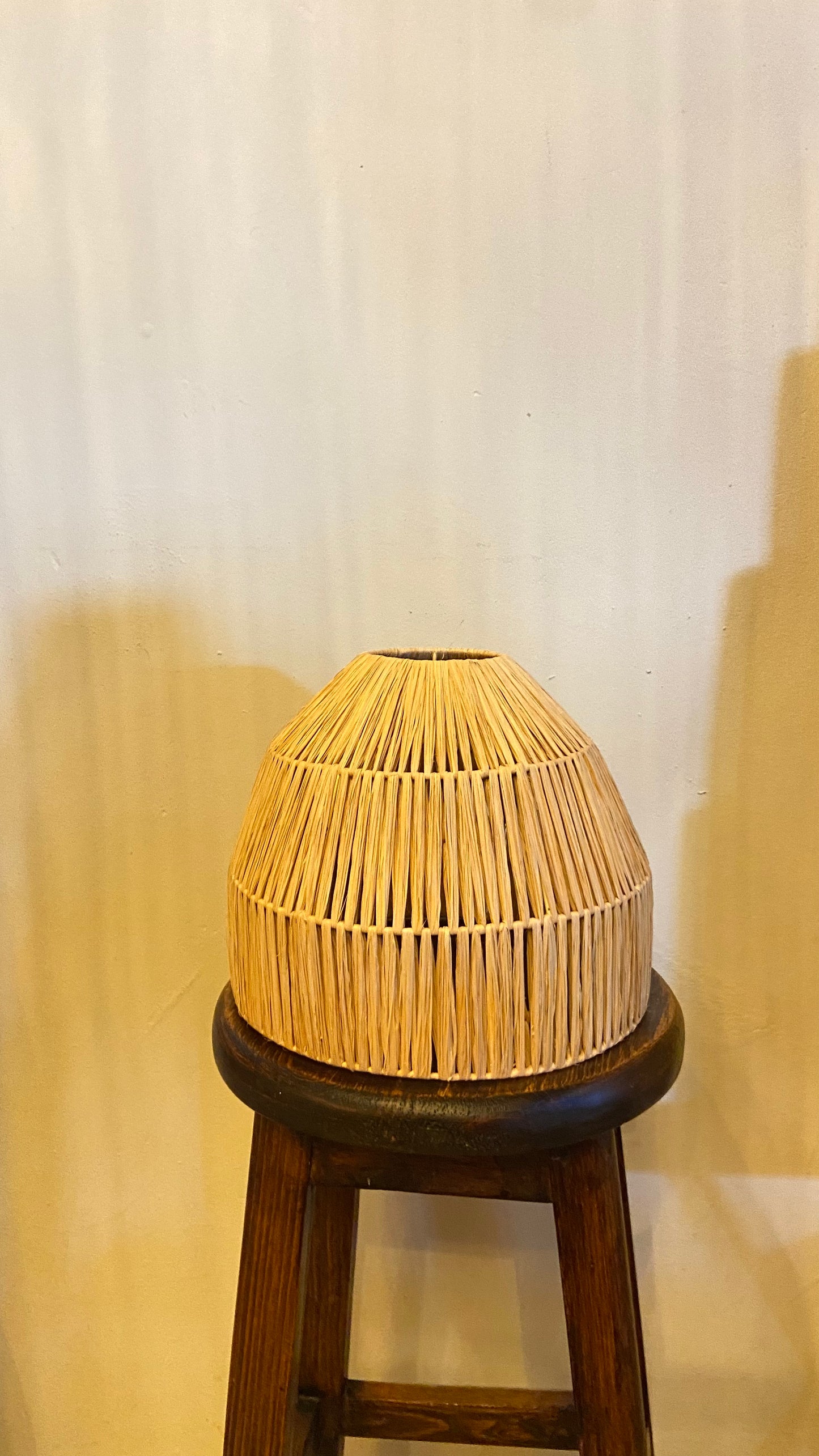 Raffia Zig Zag Pendant